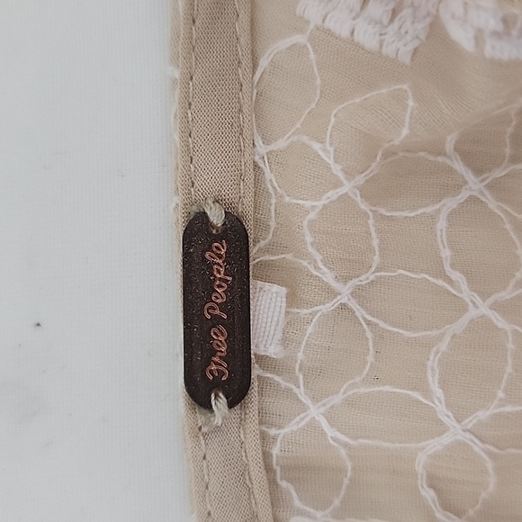 Free People Wherever You Go Sleevless Ivory Lace Dress Size S - Picture 2 of 13